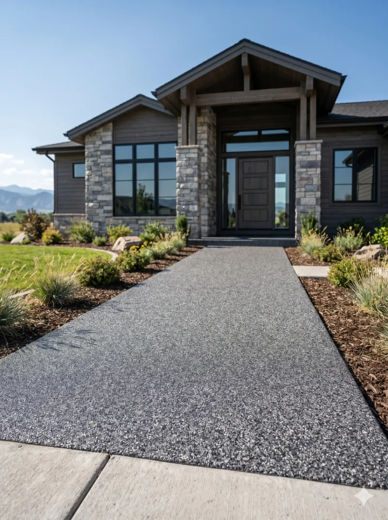 Sidewalk epoxy floor